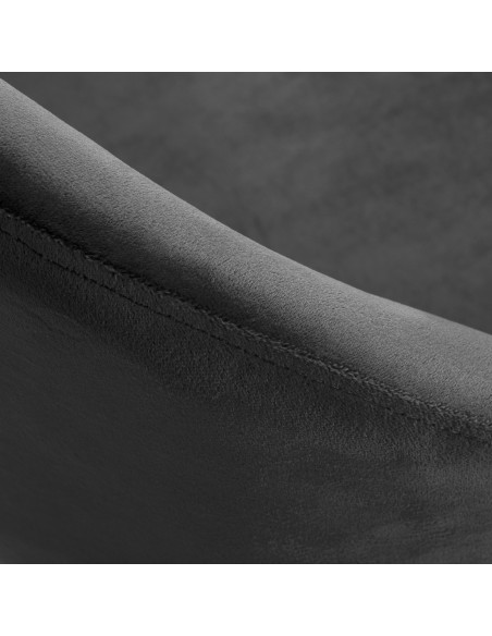 4Rico sedia girevole QS-MF18G grigio velluto