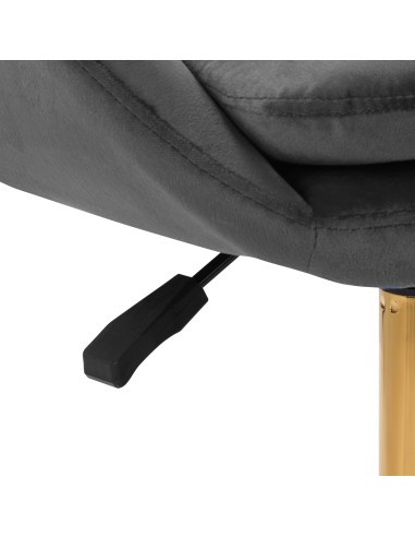 4Rico sedia girevole QS-MF18G grigio velluto