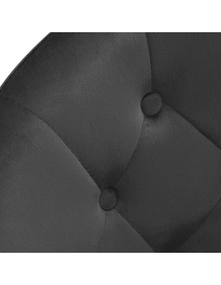 4Rico sedia girevole QS-BL12G grigio velluto