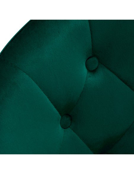 4Rico sedia girevole QS-BL12G verde velluto