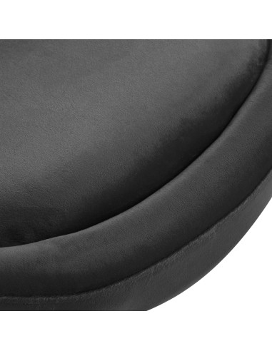 4Rico sedia girevole QS-BL12G grigio velluto