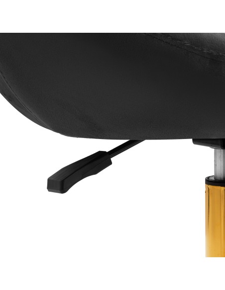 4Rico sedia girevole QS-BL12G velluto nero