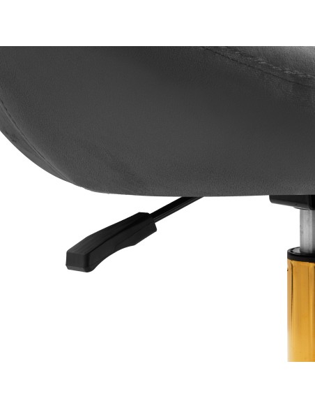 4Rico sedia girevole QS-BL12G grigio velluto