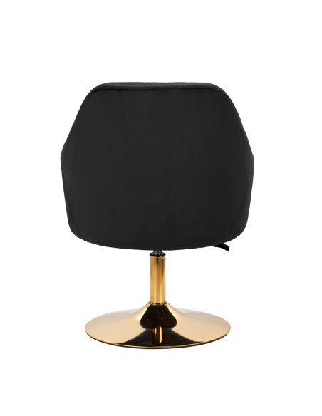 4Rico sedia girevole QS-BL14G velluto nero