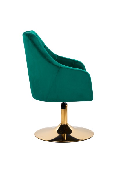 4Rico sedia girevole QS-BL14G verde velluto