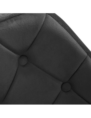 4Rico sedia girevole QS-BL14G grigio velluto