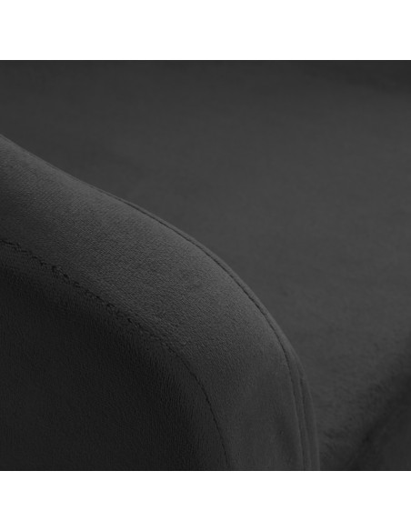 4Rico sedia girevole QS-BL14G grigio velluto