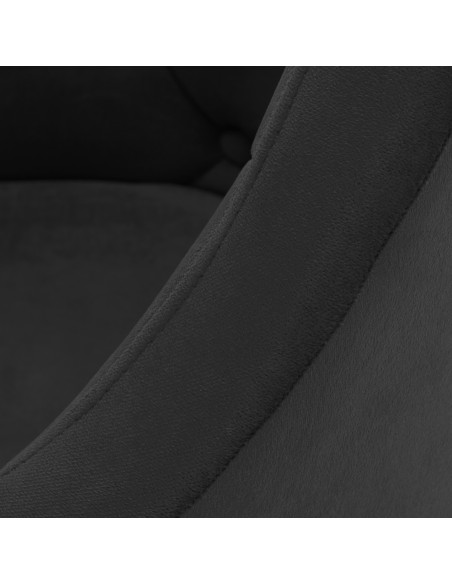 4Rico sedia girevole QS-BL14G velluto nero