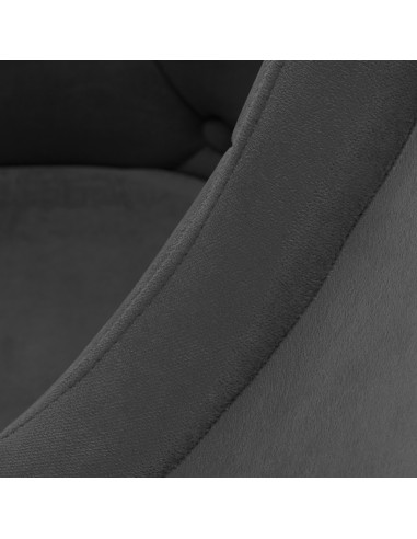 4Rico sedia girevole QS-BL14G grigio velluto