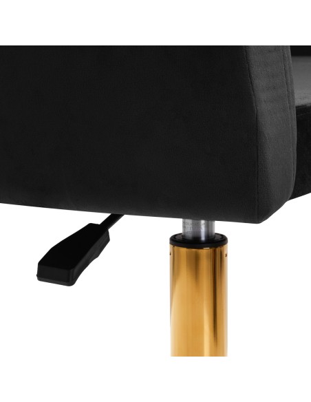 4Rico sedia girevole QS-BL14G velluto nero