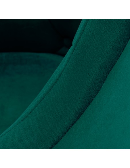 4Rico sedia girevole QS-BL14G verde velluto