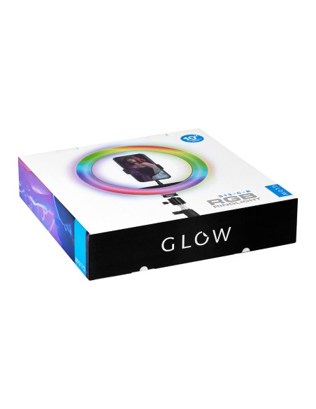 Luce anulare GLOW 10"" RGB bsc con treppiede 10W