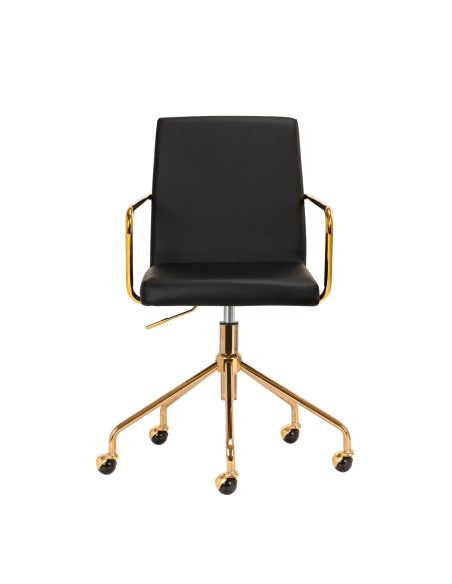 Sedia cosmetica QS-OF211G oro nero