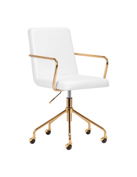 Sedia cosmetica QS-OF211G oro bianco
