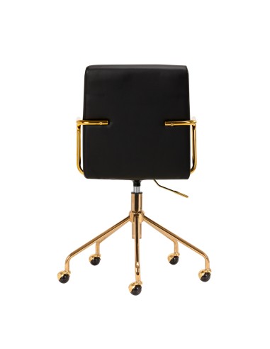 Sedia cosmetica QS-OF211G oro nero