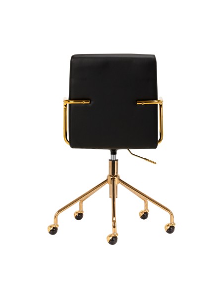 Sedia cosmetica QS-OF211G oro nero