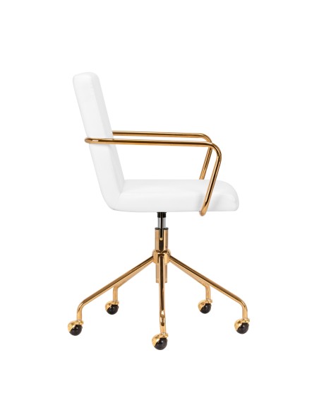 Sedia cosmetica QS-OF211G oro bianco