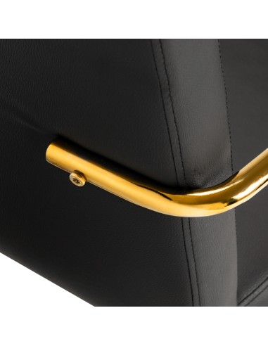 Sedia cosmetica QS-OF211G oro nero