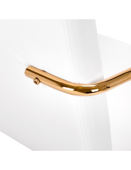 Sedia cosmetica QS-OF211G oro bianco