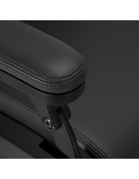 Gabbiano Duke Sedia da barbiere elettrica nera