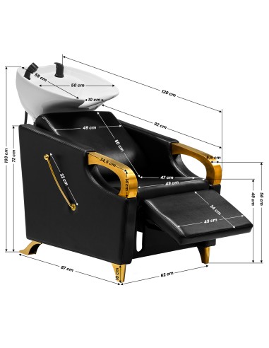 Gabbiano Parrucchieri C019G Oro Nero