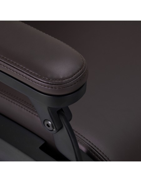 Sedia da barbiere elettrica Gabbiano Duke Brown