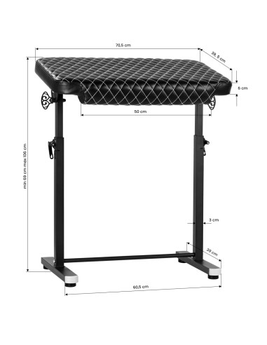 Tampone per tatuaggi Pro Ink 718 in nero picche W