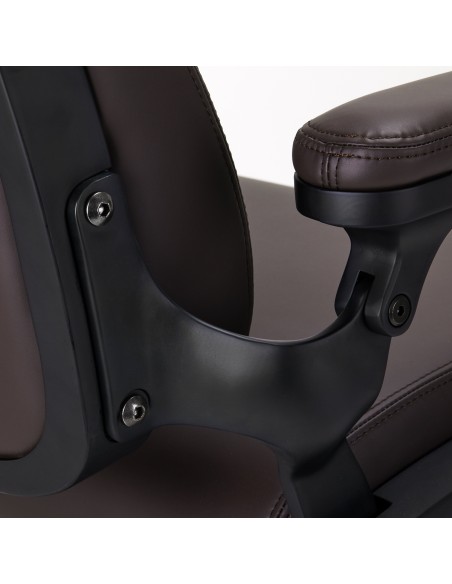 Sedia da barbiere elettrica Gabbiano Duke Brown