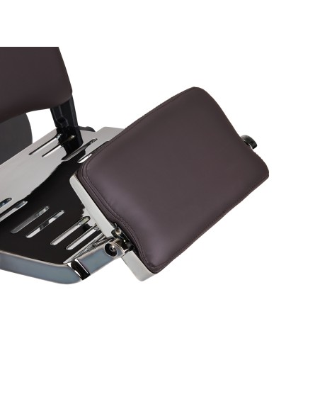 Sedia da barbiere elettrica Gabbiano Duke Brown