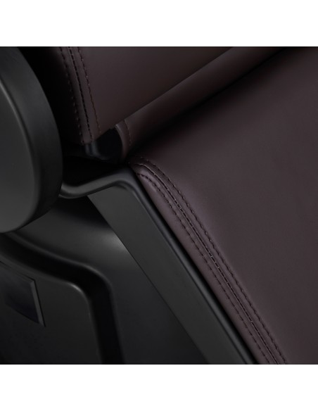 Sedia da barbiere elettrica Gabbiano Duke Brown