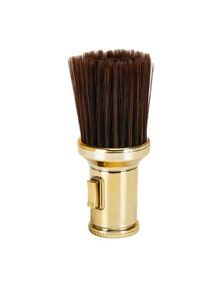 Spazzola per collo di barbiere con alimentatore di talco