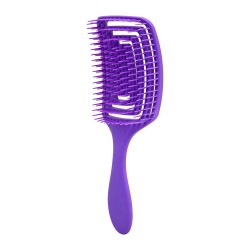 Spazzola flessibile per capelli O-327 viola