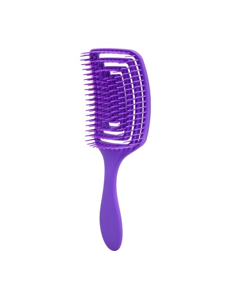 Spazzola flessibile per capelli O-327 viola