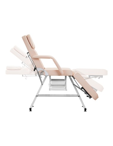 Poltrona cosmetica Basic 202 con vassoi rosa