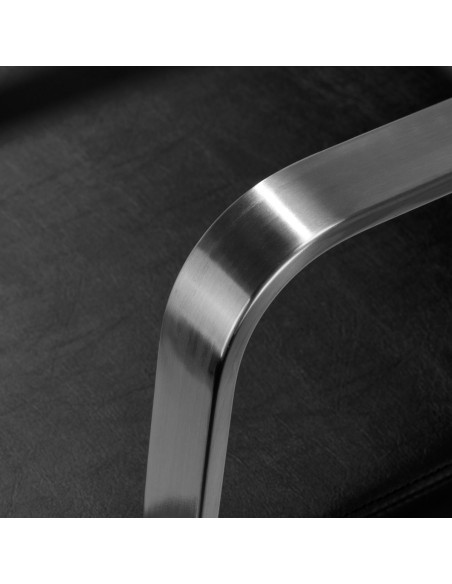 Poltrona per parrucchieri Gabbiano Porto nero sm