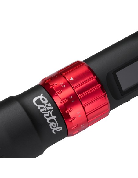 EL CARTEL VISPA Macchina per tatuaggi senza fili nero/rosso