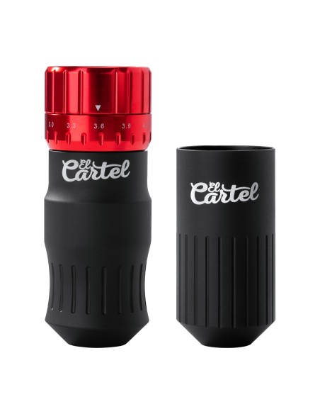 EL CARTEL VISPA Macchina per tatuaggi senza fili nero/rosso