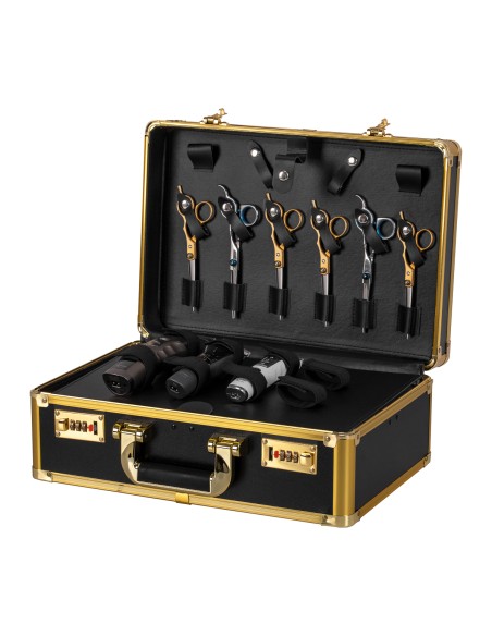 Custodia Barber oro nero