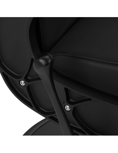 Gabbiano barber chair Continental nero