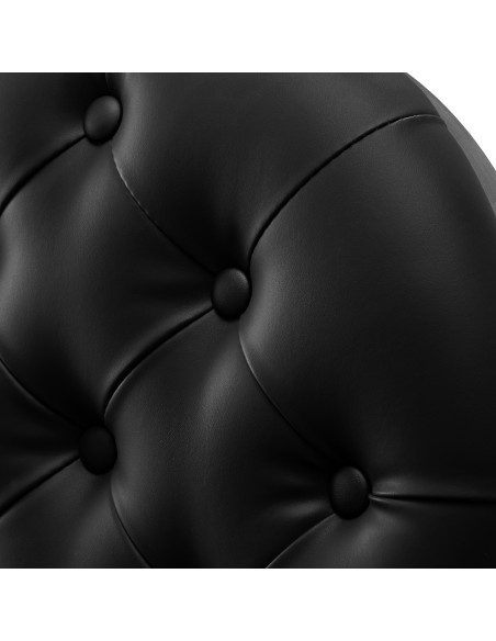 Gabbiano sedia da barbiere Niccolò nero