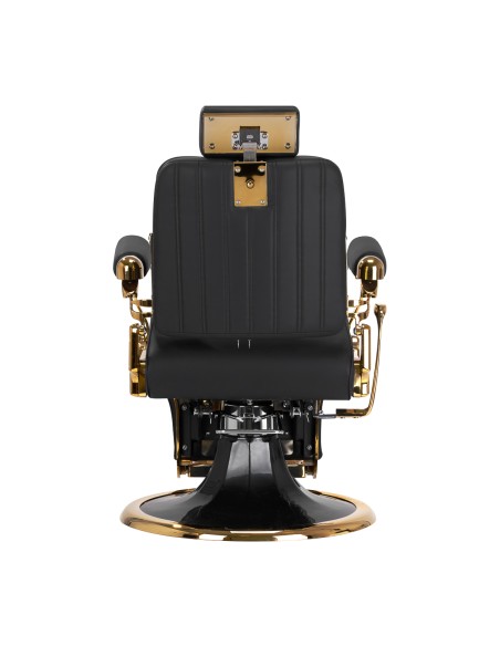 Gabbiano sedia da barbiere Leonardo oro nero