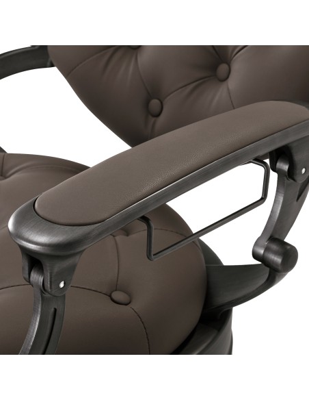 Sedia da barbiere Gabbiano Niccolo brown