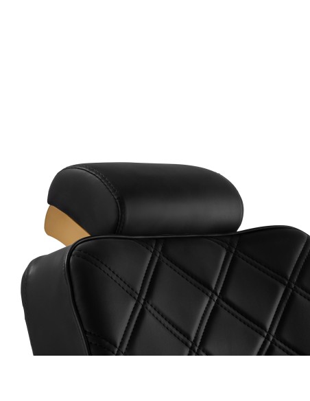 Gabbiano sedia da barbiere Leonardo oro nero