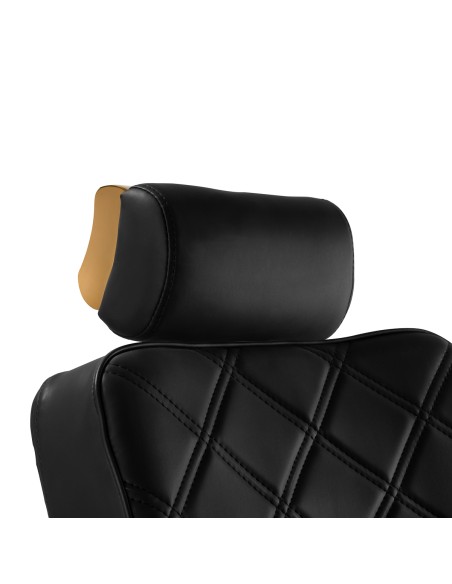 Gabbiano sedia da barbiere Leonardo oro nero
