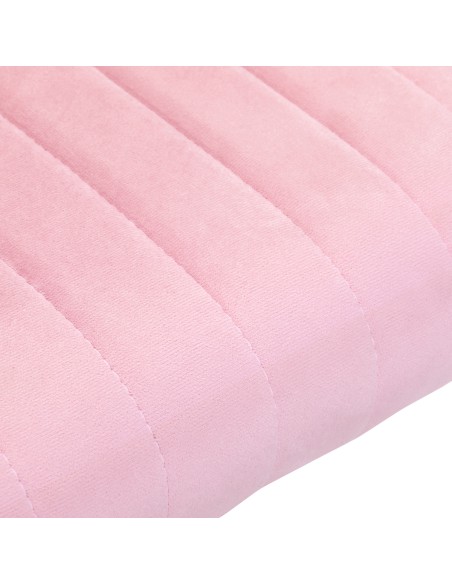 4Rico sedia girevole QS-OF212G velluto rosa