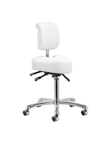 Sgabello podologico 1005 Giovanni bianco