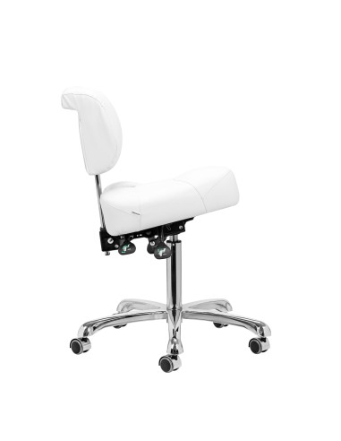 Sgabello podologico 1005 Giovanni bianco