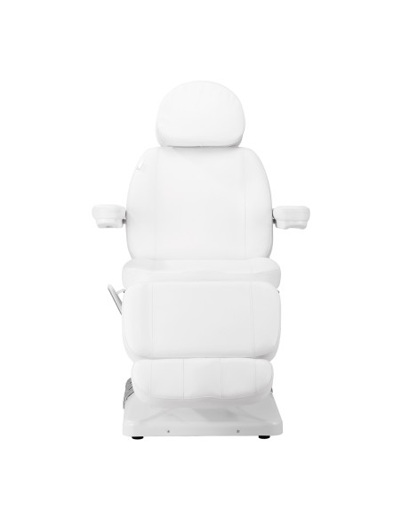 Sedia estetica elettrica SILLON Luxury 3 motori bianco comando a pedale