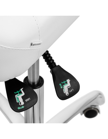 Sgabello podologico 1005 Giovanni bianco