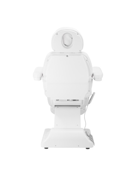 Sedia estetica elettrica SILLON Luxury 3 motori bianco comando a pedale